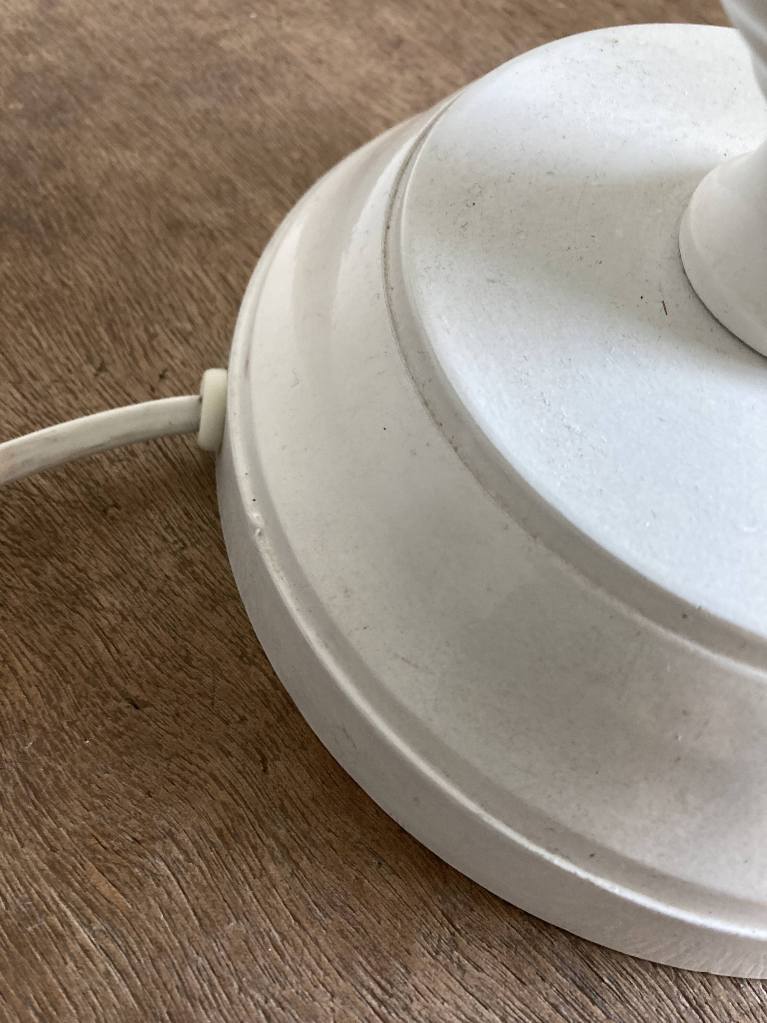 XXL cast iron baluster lamp 1970 Carnaby William Morris Revival