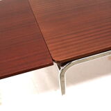 Vintage extendable dining table made in the 1970s