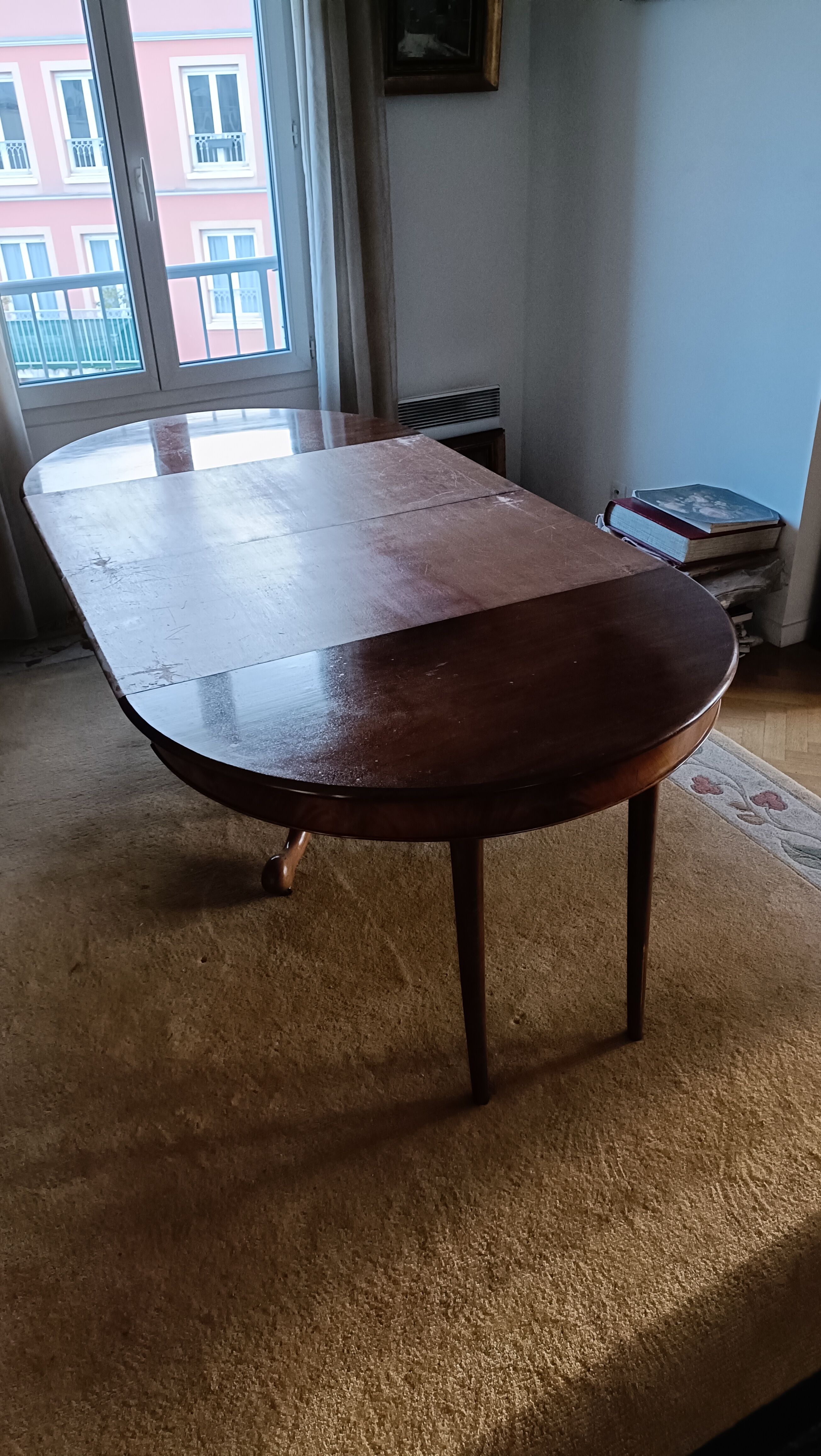 English mahogany table 8/10 people