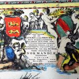 Old map of the Duchy of Normandy Petro Persoy