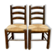 Pair of mulched chairs from the 60s