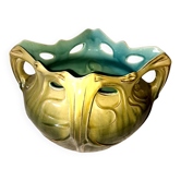 Vase,caché-poten faïence. Hector Guimard.