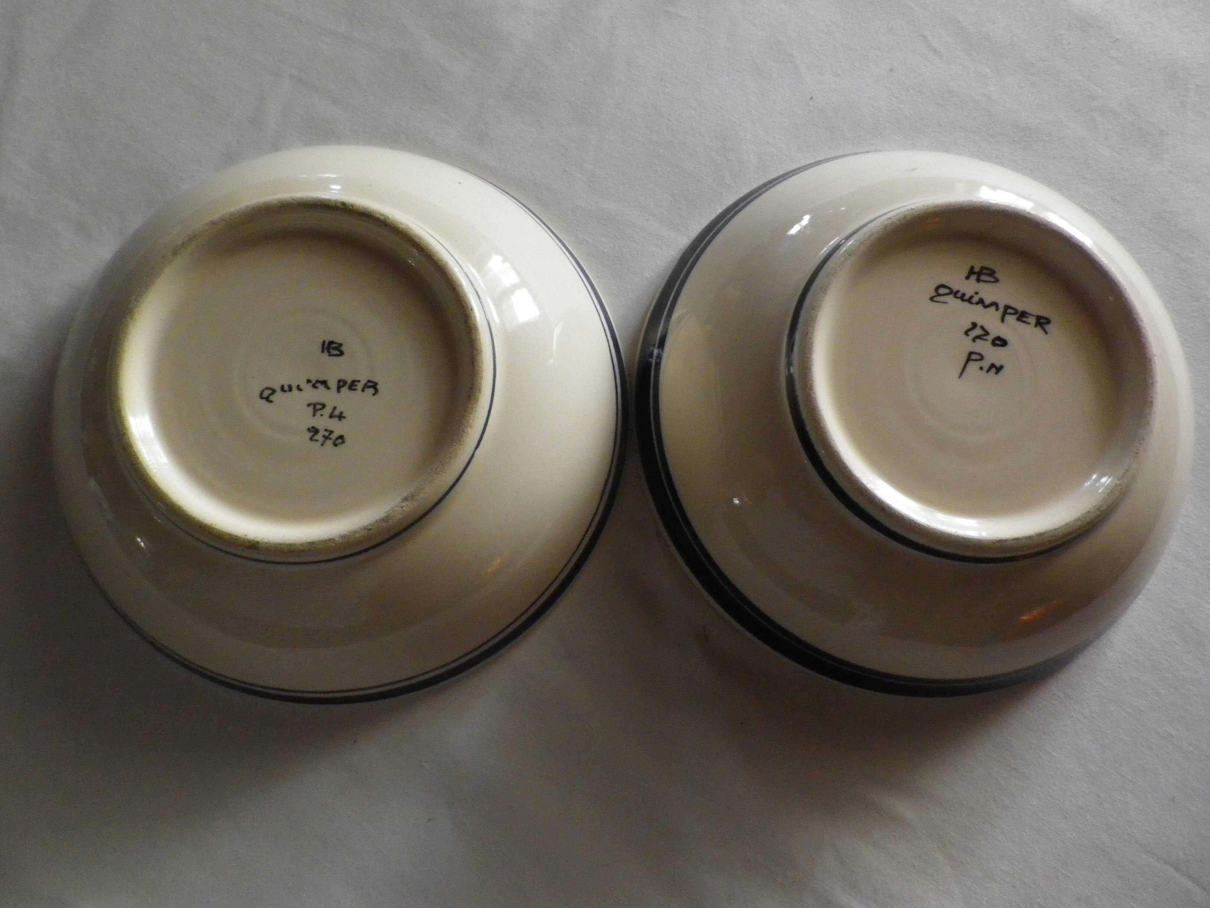 lot de 2 coupelles quimper