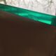 Table basse moderniste en acier et verre