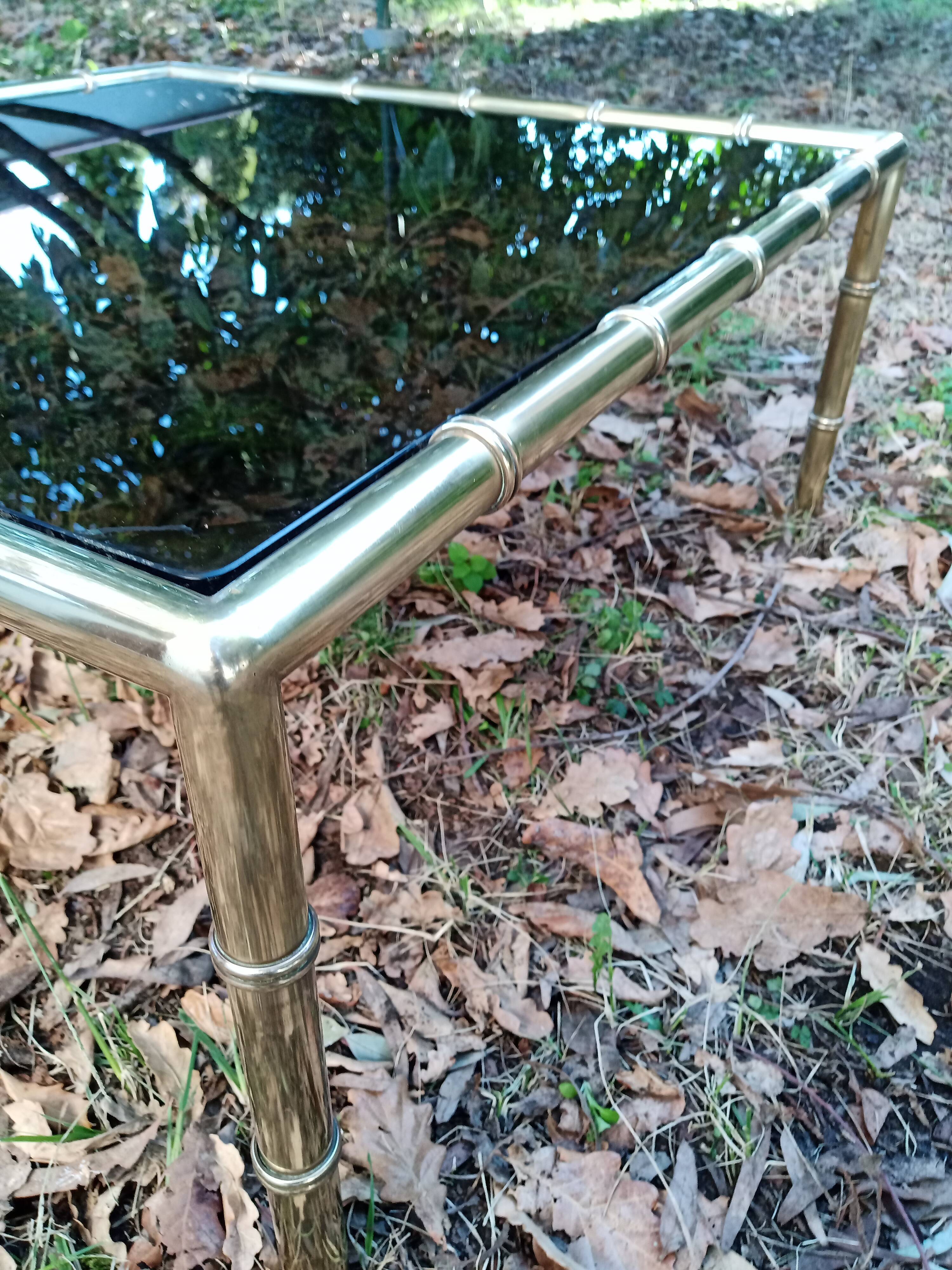Vintage brass coffee table