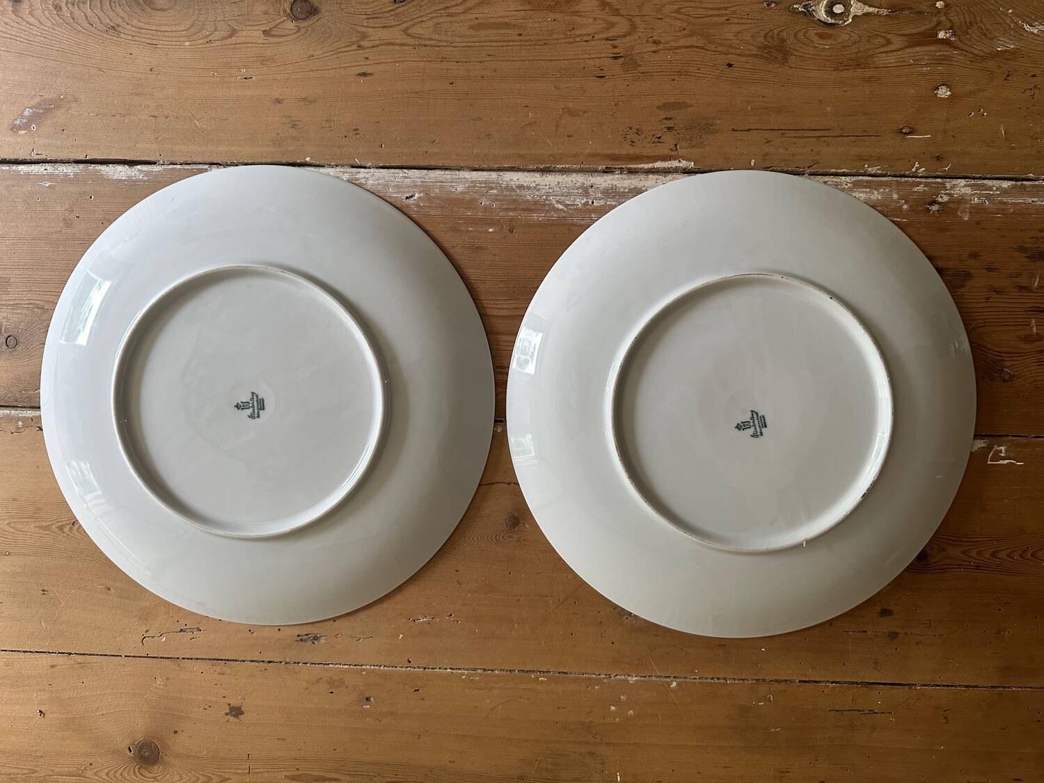 Set of two German porcelain dishes from the 1950s