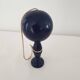 Old wooden Bilboquet - dark blue color Height 19 Cm