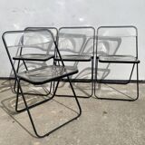 4 folding chairs design Stua Patent, 1970