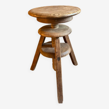 Tabouret d’architecte ancien