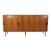 Vintage 1960s highboard in Italian-designed teak wood