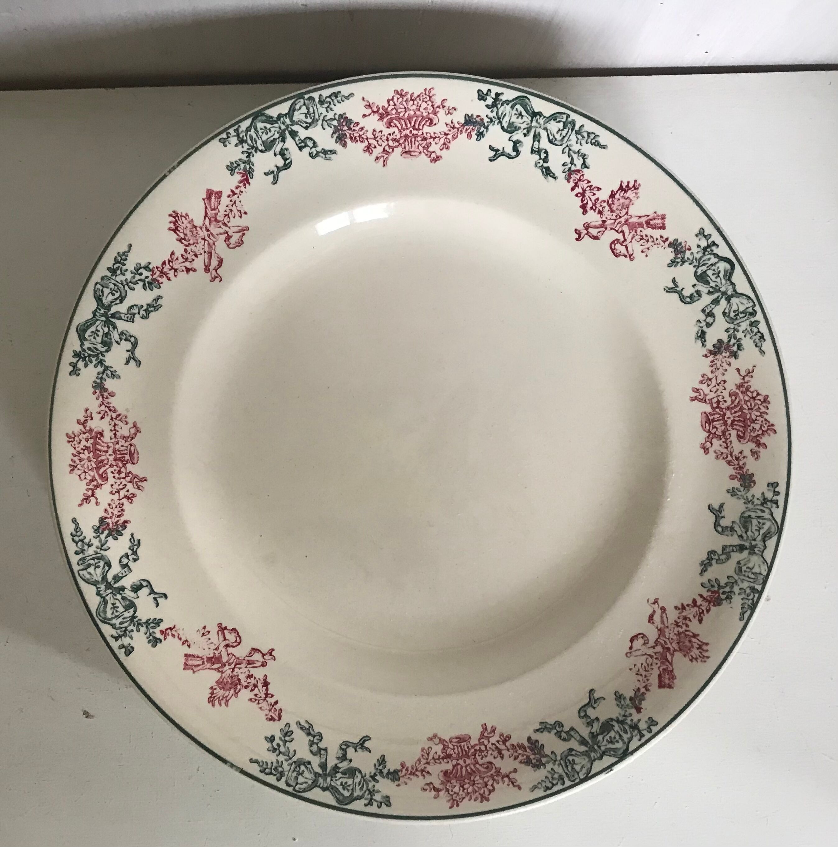 Lot of 7 Longwy plates