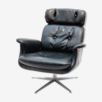 Lounge chair en cuir