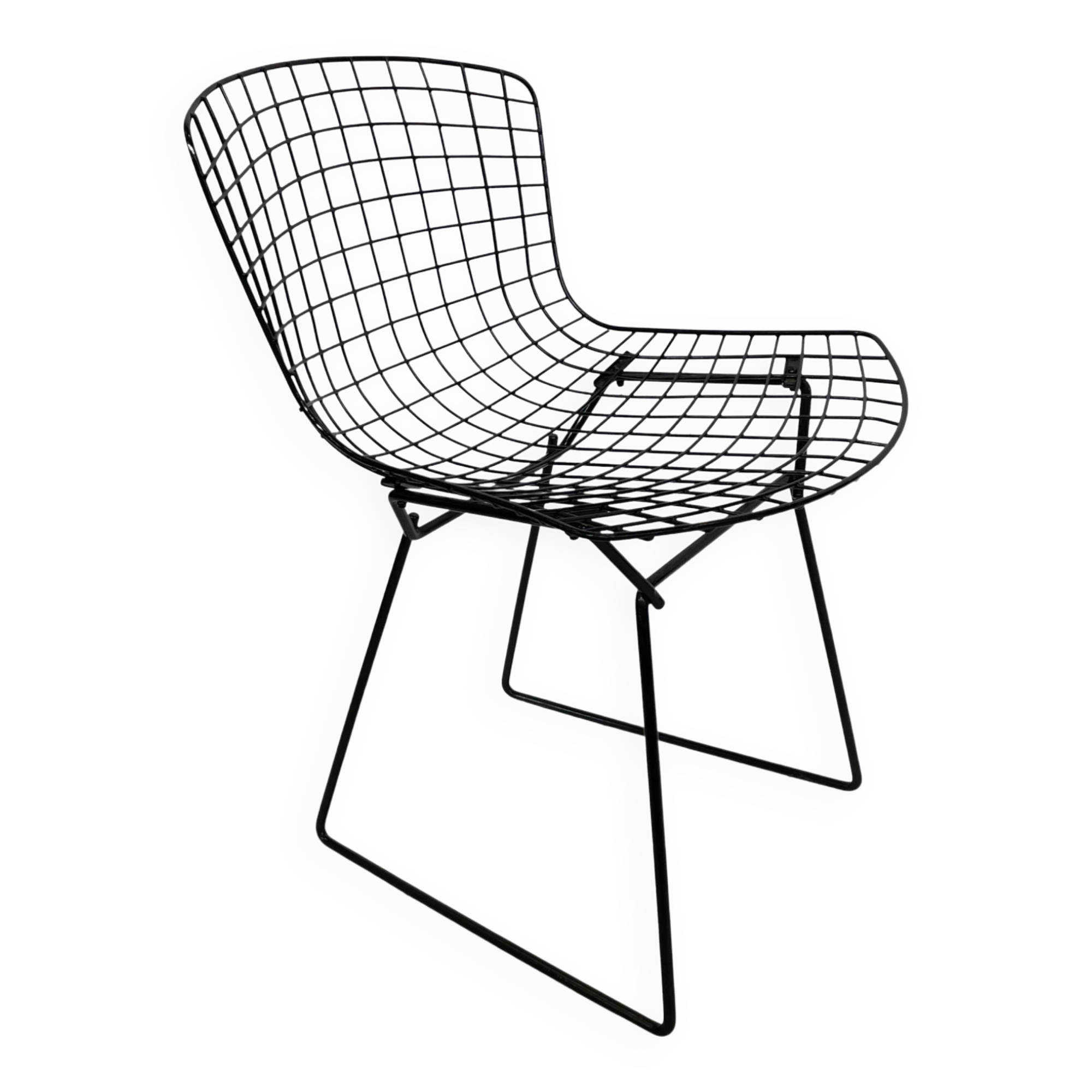 Harry Bertoia Chair 420 "wire" Knoll International in black