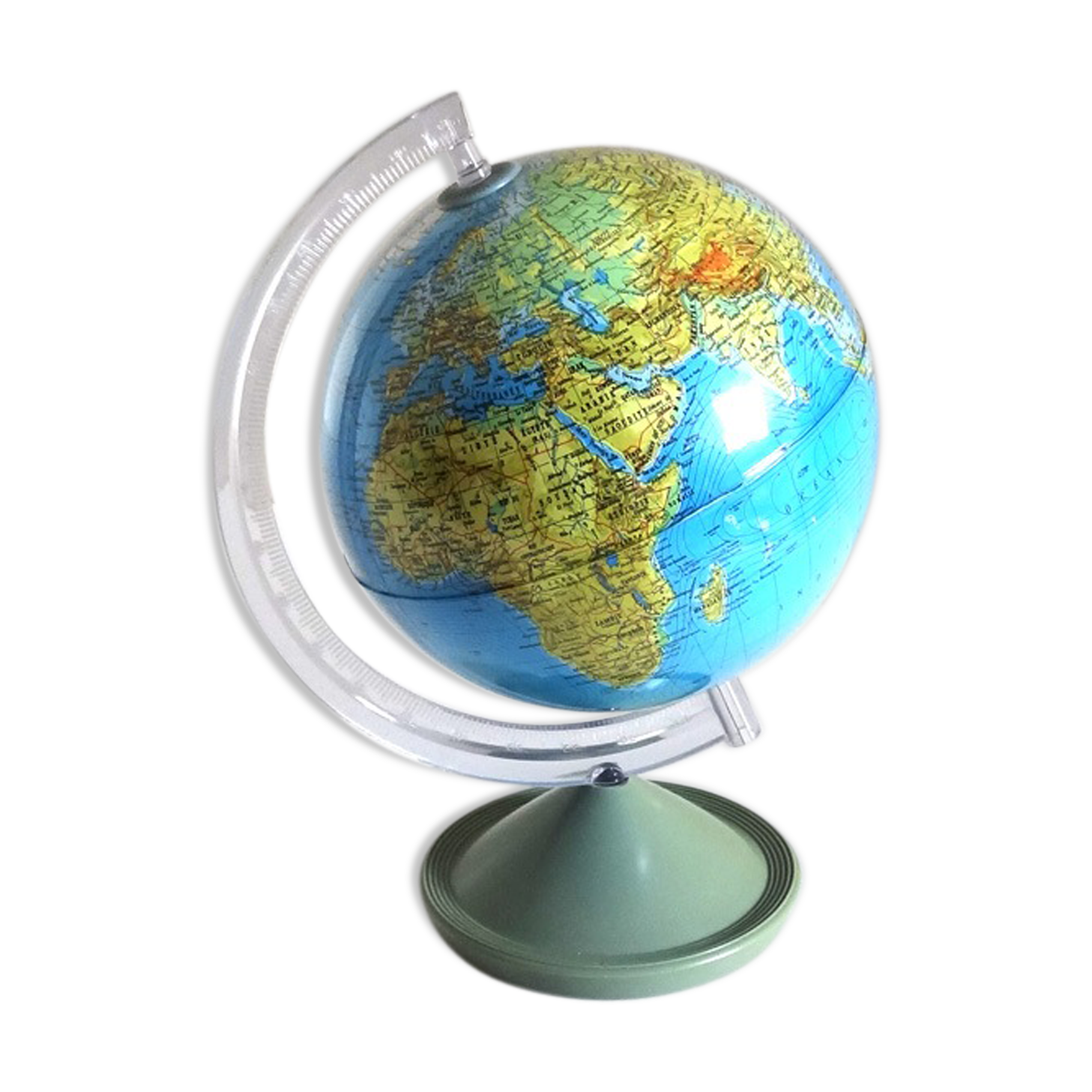 Globe terrestre années 60