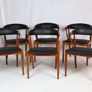 6 chaises scandinave en teck d'Andersen 1960