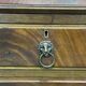 1930s mahogany donkey desk in English.