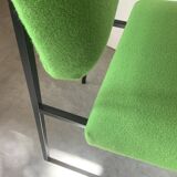 Restored 1901 chair Tonus green, Guermonprez 1959