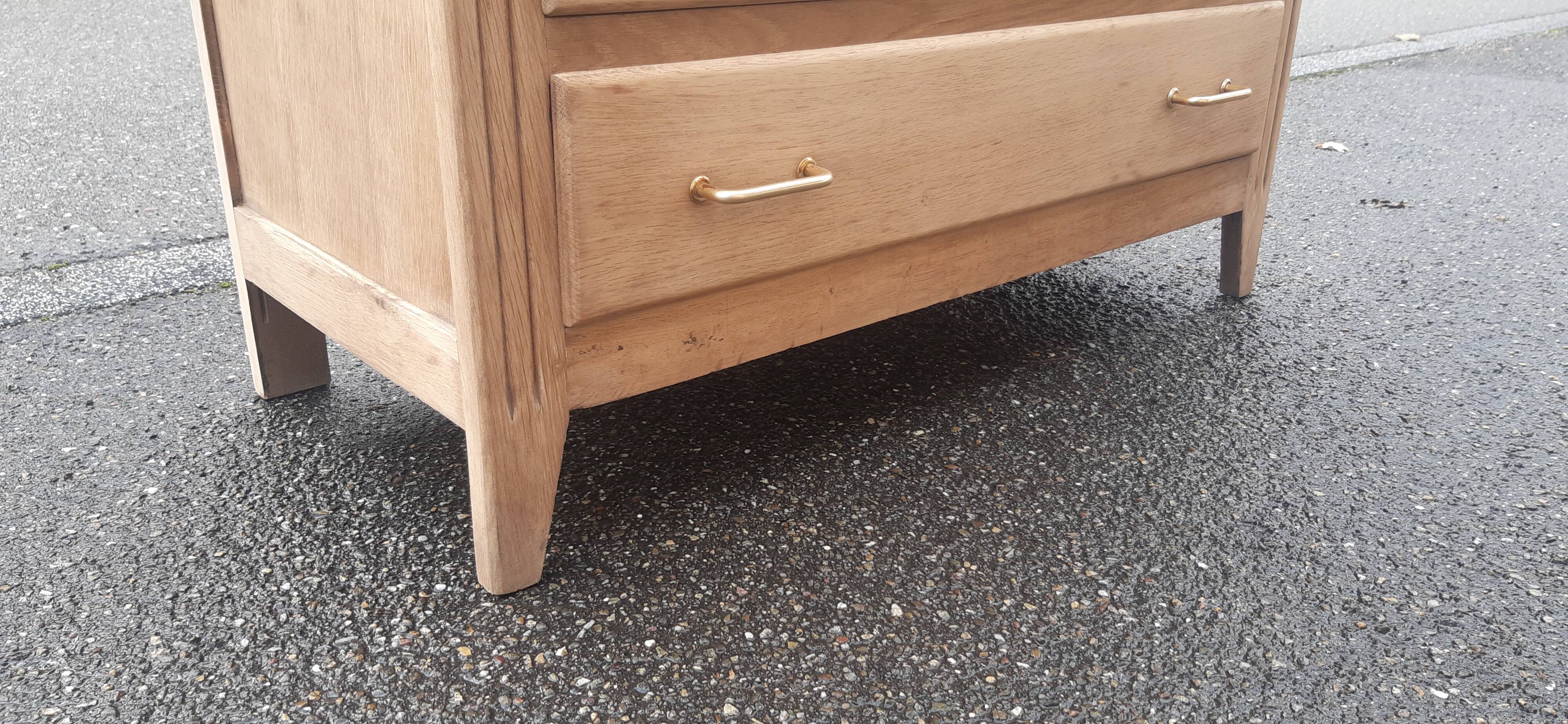 Commode vintage bois brut