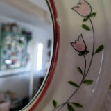 Set of 4 vintage earthenware pieces for bathroom