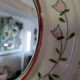 Set of 4 vintage earthenware pieces for bathroom
