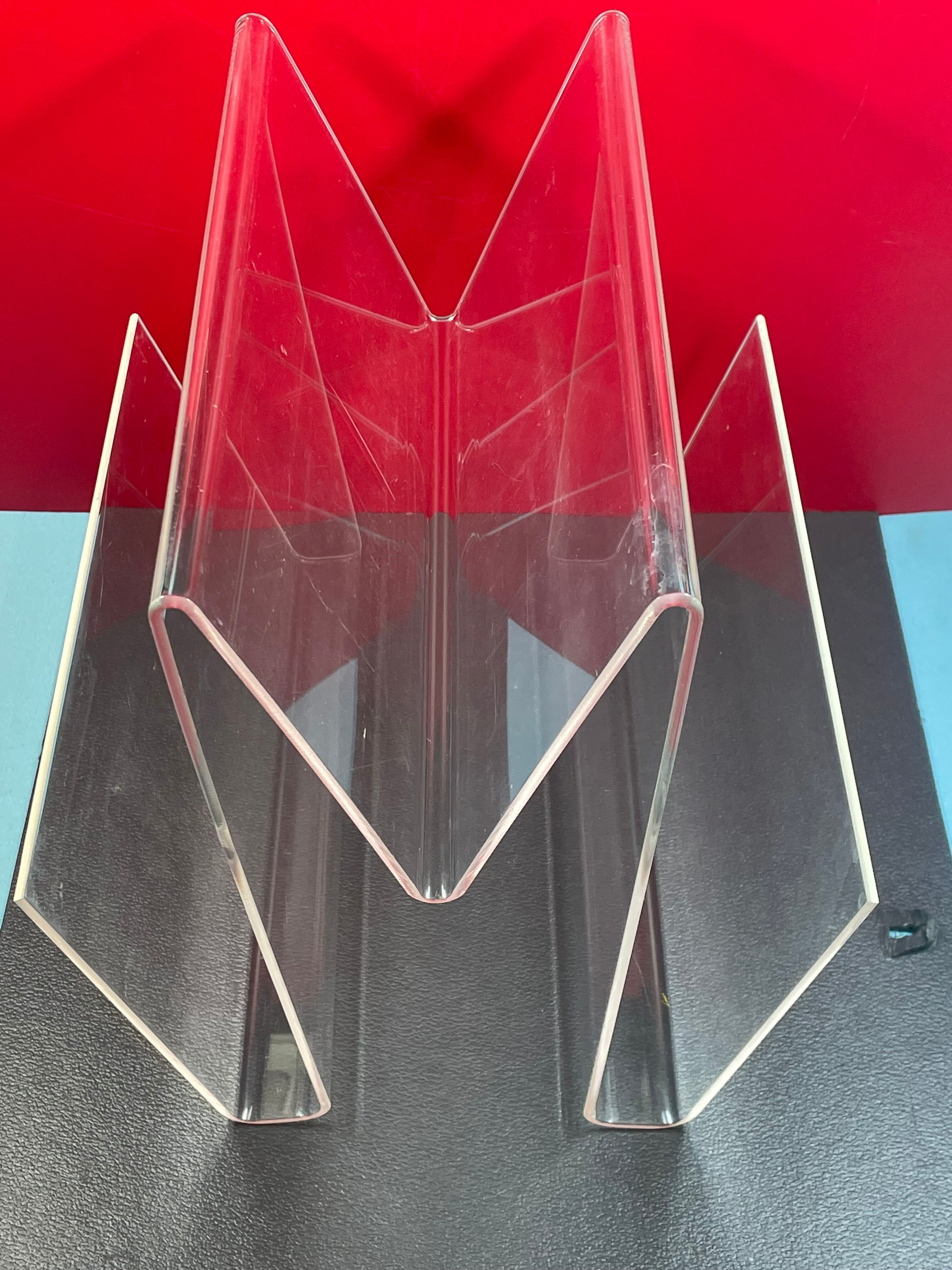 Door magazines in transparent Altuglas around 1970