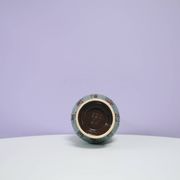 Blue & brown West Germany vase