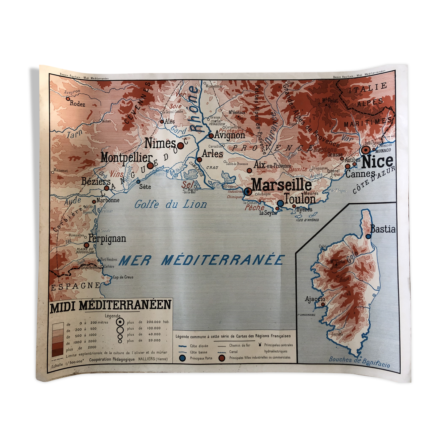 School poster Mediterranée/Aquitaine