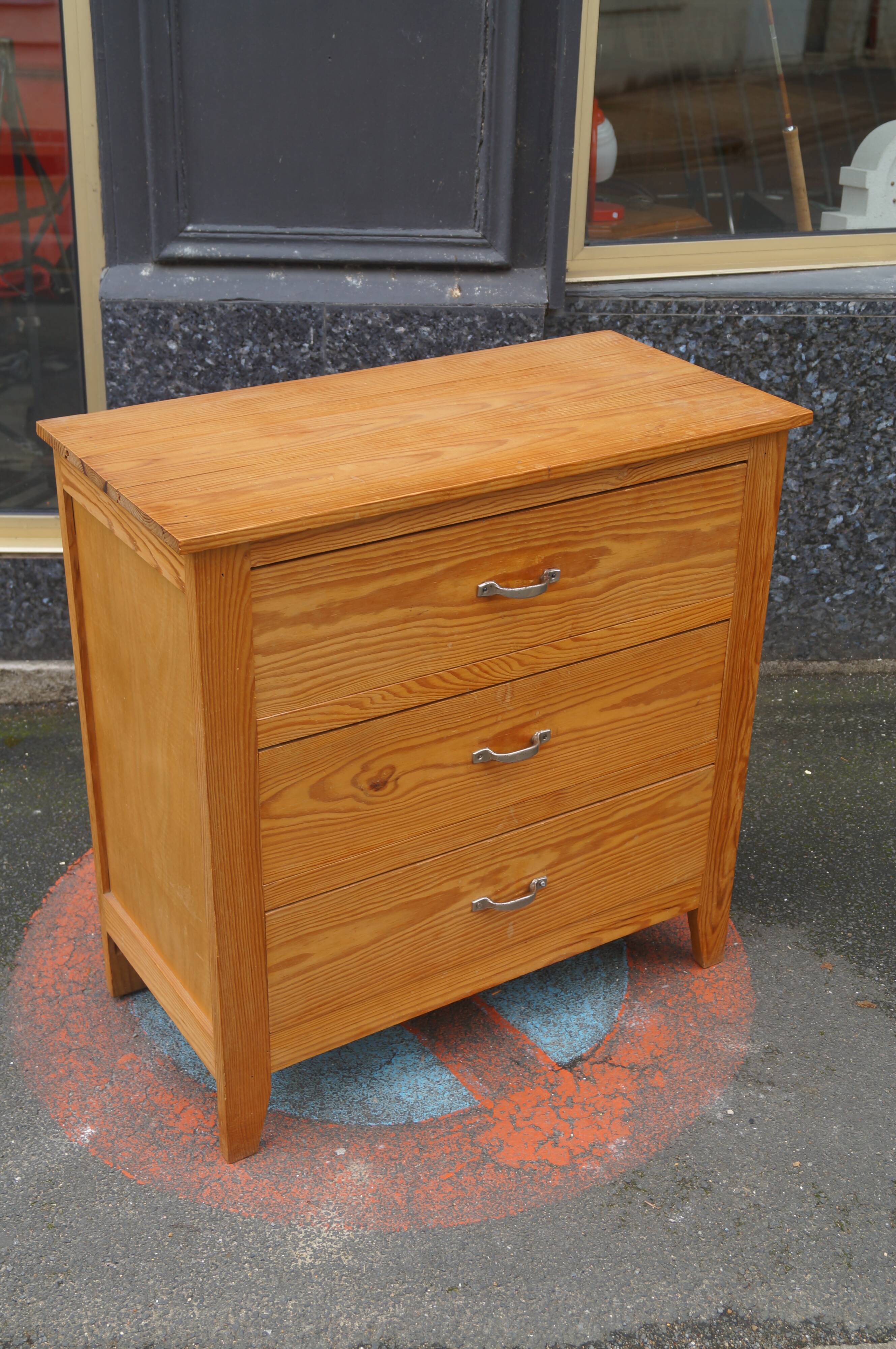Solid wood chest of drawers 1970