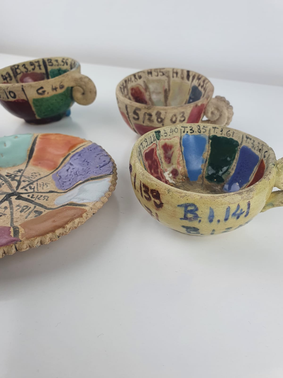 Lot cups of coffee Alice Colonieu