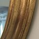 Mirror ancient golden oval 36x44cm