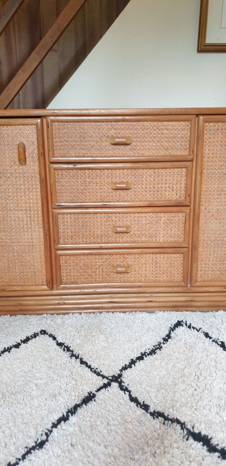 Bamboo and canning sideboard