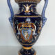 Gien earthenware vase, renaissance model