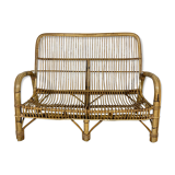Rattan bench