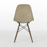 Greige Herman Miller Vintage Original Eames DSW Side Shell Chair