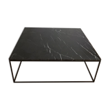 Khenifra black marble coffee table 90x90