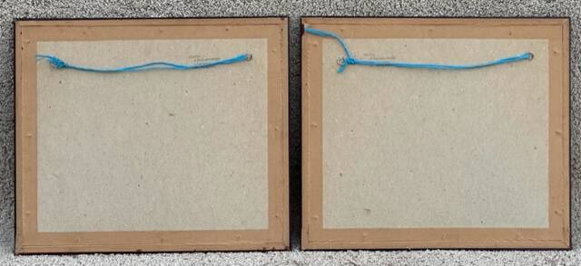 Pair of English engravings