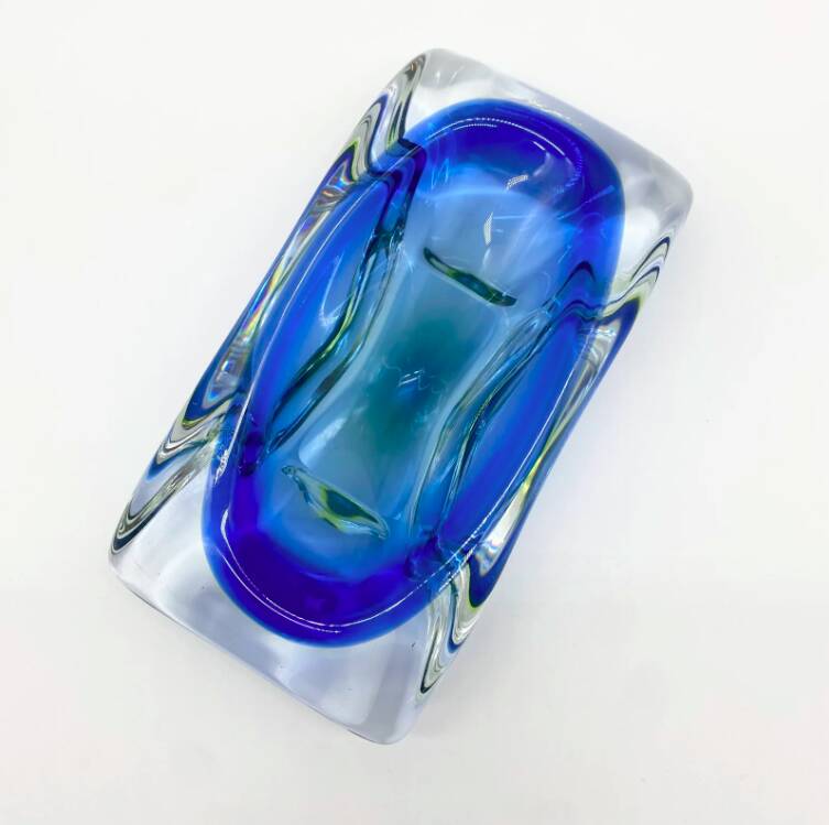 “Fluo Sommerso” ashtray – Murano, 1970s