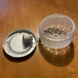 Art Deco pressed glass ceiling light Lumisec