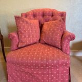 Fauteuil crapaud tapissier
