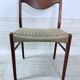 6 Chaises scandinaves teck Arne Wahl Iversen