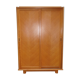 Wardrobe 1950 light oak sliding doors