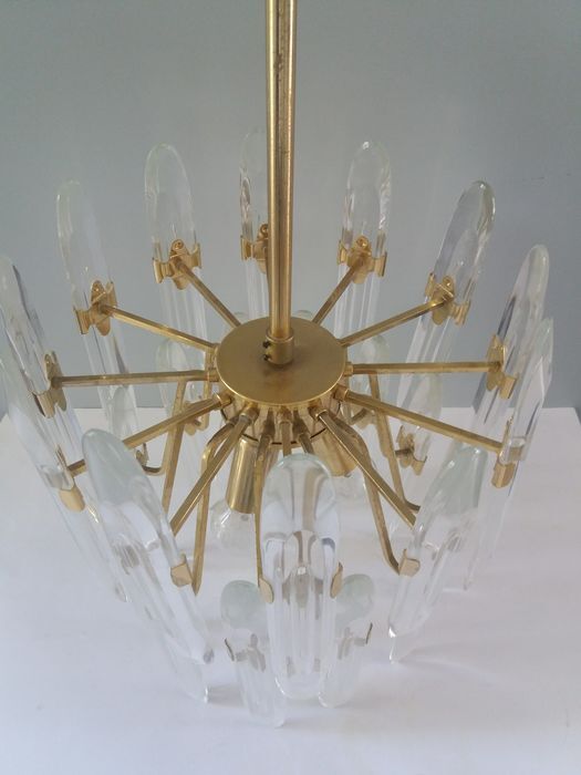Brass chandelier from Sciolari