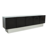 Black brutalist sideboard by Musterring
