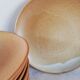 10 stoneware dessert plates Village CNP France