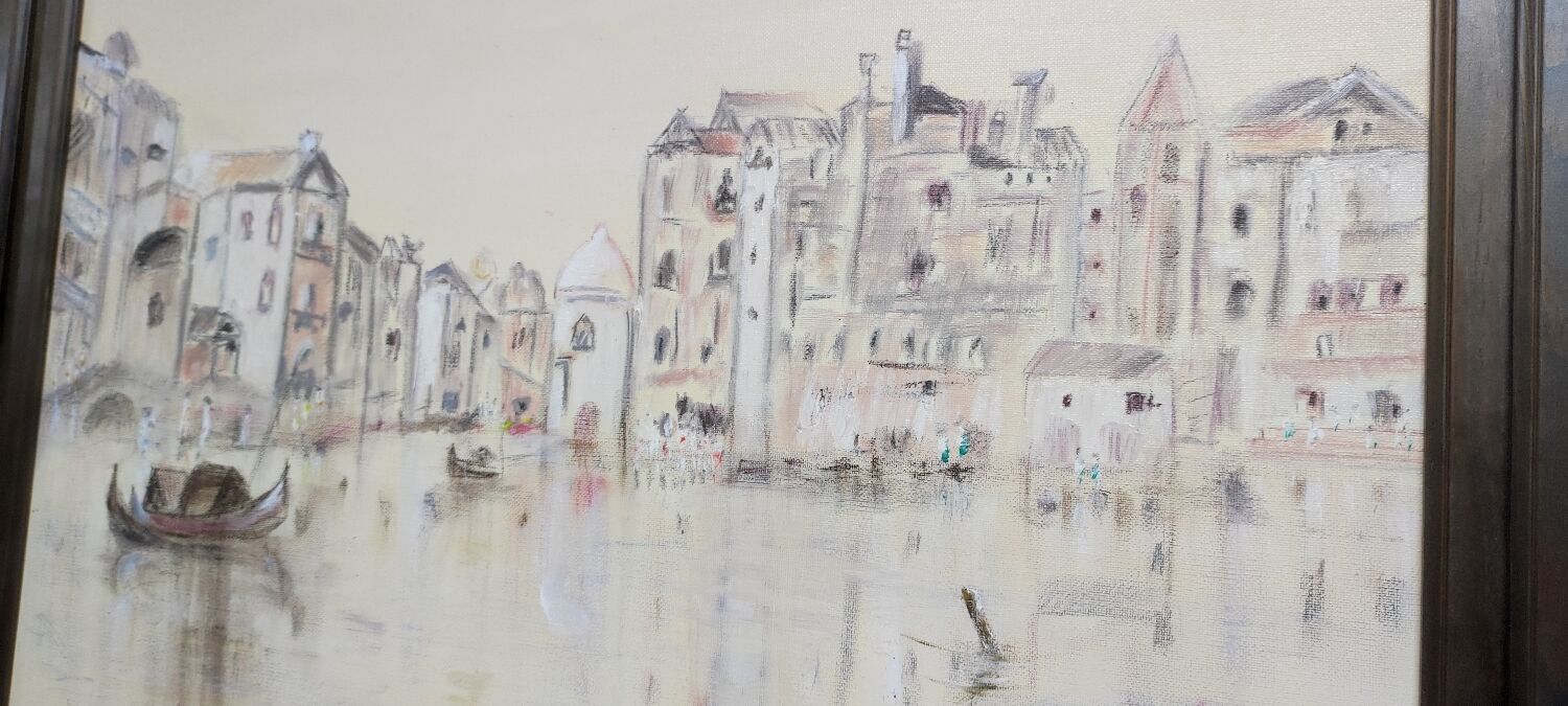 Marine painting signed