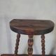 Stool, plant holder with beaded feet