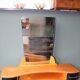Commode miroir suspendu en hêtre vintage avec 2 tiroirs, années 1950