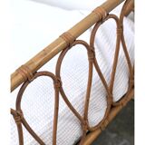 Vintage rattan bed