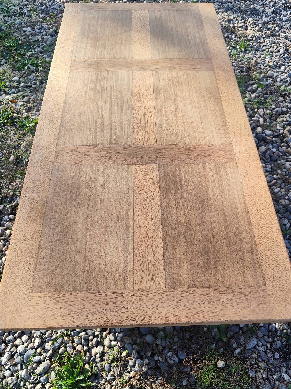 Table basse vintage bois massif