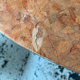 Dining table in vintage alicante red marble